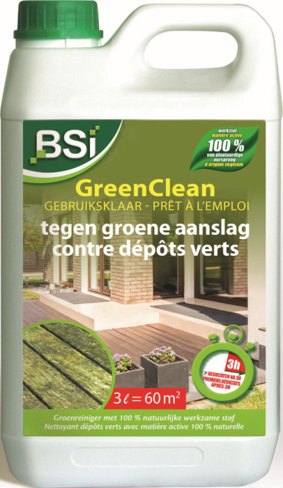 BSI Green Clean tegen groene aanslag | 3L