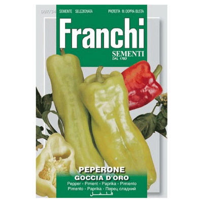 Franchi Sementi Groengele peper Goccia D ' Oro - peperone 97/34