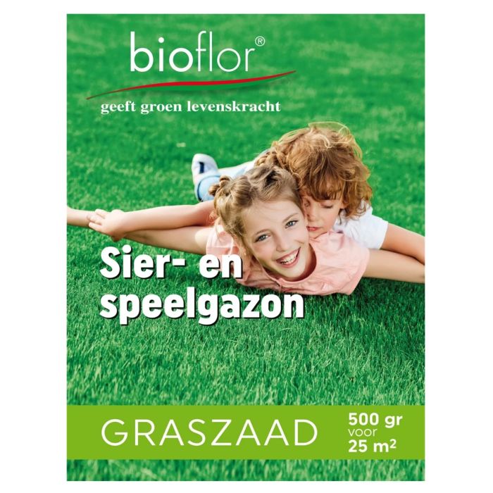 Bioflor Graszaad Sier- en speelgazon 500 gram