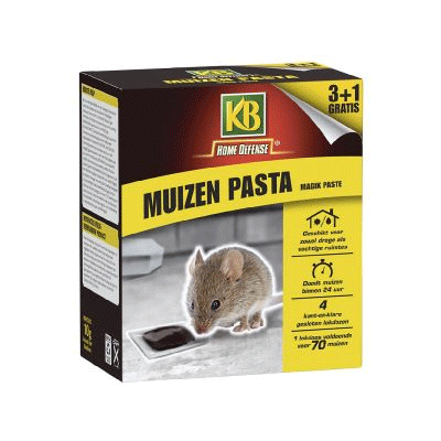 KB muizenvallen 4 stuks met pasta