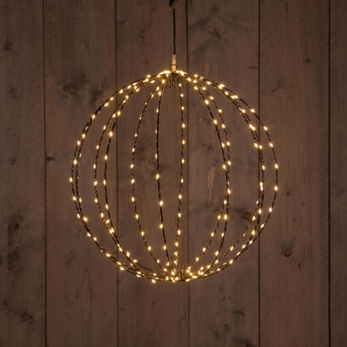 Kerstbal 3D met led verlichting 40cm