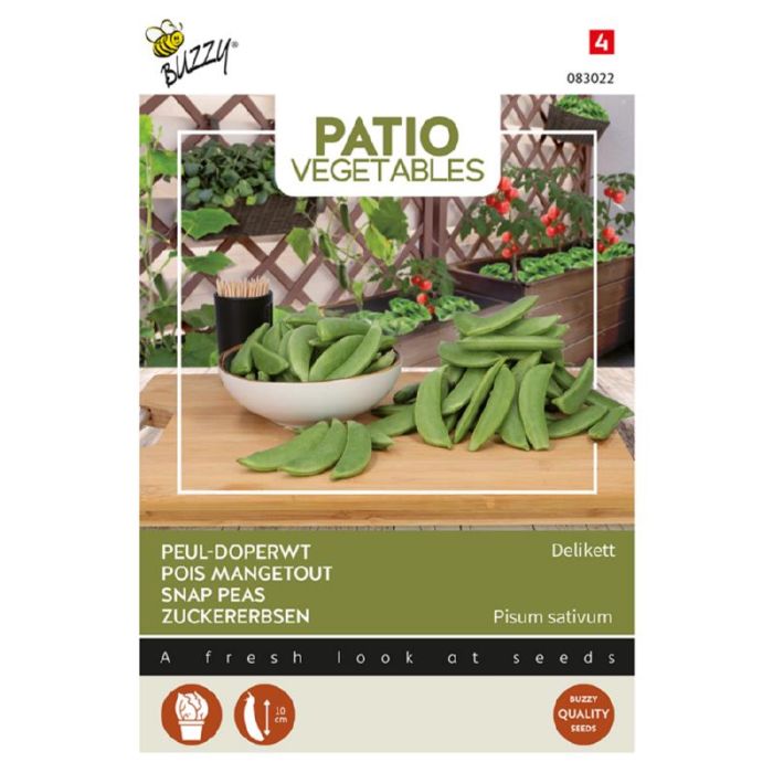 Buzzy® Patio Veggies, Peul-Doperwt Delikett