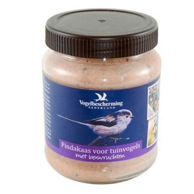 Vogelbescherming pindakaas bosvruchten 330gr.