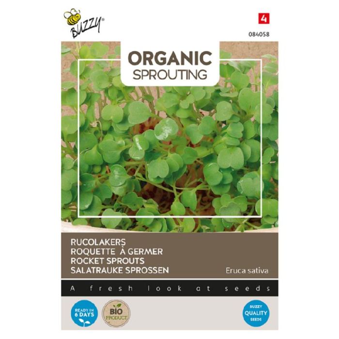 Buzzy® Organic Sprouting Rucolakers (BIO)