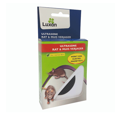 Luxan Ultrasone Muizen en Ratten verjager 230m2