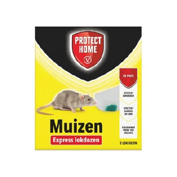 Protect Home Express Lokdoos Muizen - 2 Stuks