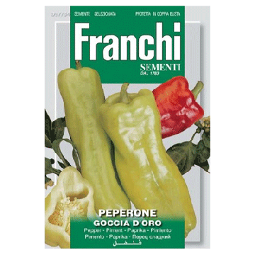 Franchi Sementi Groengele peper Goccia D ' Oro - peperone 97/34