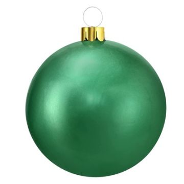 XL grote kerstbal 45cm groen - opblaasbaar